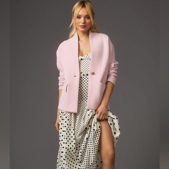 Anthropologie NVLT Knit Relaxed Blazer NWT - Picture 1 of 9